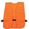 Allen Company Adult Blaze Orange Hunting Vest with a Hook and Loop Closure - High-Visibility Saftey Gear for Men and Women - Fits Over Clothes and Jacket - Comes with High-Visibility Hat - 38" - 48"