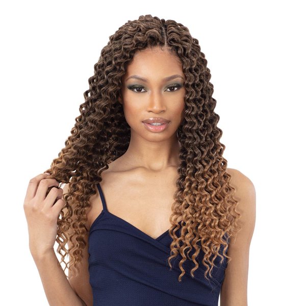 Freetress Braid Crochet & Latch Hook 3X SUMMER DEEP 18" (4 Medium Brown)
