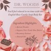 Dr. Woods Skin Exfoliating English Rose Bar Soap with Organic Shea Butter, 5.25 Ounce (Pack of 6)