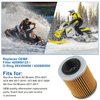 OCEAIR 420956123 X3 Oil Filter for Can Am Maverick X3 2017-2023 Max Turbo R RR 2019-2023 Renegade 1000r Ryker STD 600 900 ACE Ski-Doo Sea-Doo 2 Up 3 Up SBT 36-115#420956120 Includes O-Rings Pack of 2