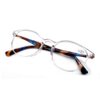 DOOViC Italy Design Fashion Reading Glasses for Women Men Stylish Clear Frames Readers with Case +2.50 Strength
