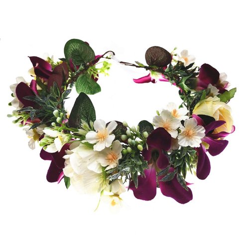 DreamLily Maternity Woodland Photo Shoot Peony Flower Crown Hair Wreath Wedding Headband BC44 (St...