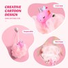 Lurrose 2pcs Unicorn Shower Loofah Exfoliating Mesh Shower Ball Pouf Kids Bath Sponge Body Cleaner Deep Cleaning Loofah Bath Sponge