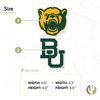 Baylor University BU Bears Sticker Vinyl Decal Laptop Water Bottle Car Scrapbook (4 Inch Set V1)