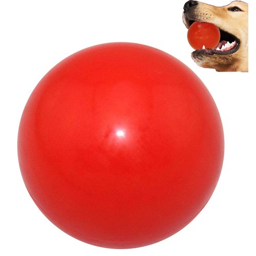 Sunglow Durable Dog Ball for Chewing & Training,Tough Indestructible Dog chew Toy Ball，Solid Rubber Bouncy Ball,Cleans Your Dog's Teeth & Improves Mental Health.