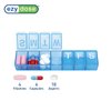 Ezy Dose Weekly (7-Day) Pill Organizer, Vitamin and Medicine Box, Medium Compartments, Colors may vary, Made in the USA