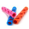 12" Unique Spiky Durable Multi Textured Dog Toy Crinkle Stuff Sticks Fun Colors (Orange)