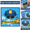 100 Pcs Police Party Plates and Napkins Party Supplies Police Birthday Party Tableware Set Police Officer and Car Party Decorations Favors for Police Theme Party Serves 25