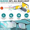 Prospek Blue Ray Reading Glasses, ARCTIC (+2.5 Magnification) For Women and Men, High Optical Quality Lenses