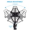 LYRCRO Microphone Shock Mount Holder Clip Mic Anti-Vibration for 22mm-26mm Diameter Dynamic Mic Like Shure SM58 58S SM57 PAG48 Sennheiser E835 E845 AKG D5S Samson Q7 Q8 Behringer Xm8500