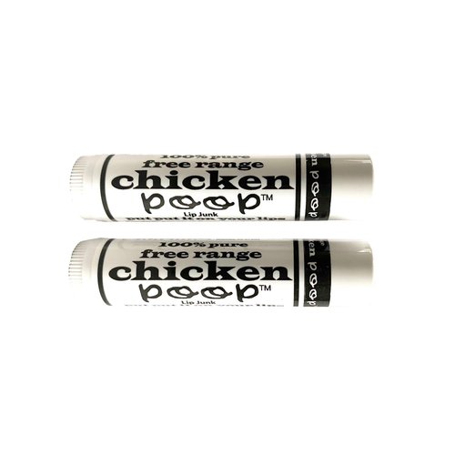Free Range Chicken Poop (Lip Junk) 0.15 oz Lip Balm (Pack of 2)