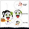 WATINC 123pcs Halloween Monster Crafts Kits for Kids, Halloween Hanging Ornaments DIY Make Your Own Monster Set Art, Halloween Handcraft Home Classroom Game Activities Party Favors Tree Decoration