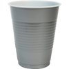Hanna K. Signature 600 Disposable Plastic Party Cups, 18-Ounce, Silver