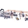 Horse Toys, Horse Stable Playset, Horse Figurine with Rider Pretend Play Toys Animal Toys Set for Boys and Girls 3+ Birthday Gifts