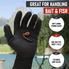 Fish Handling/Cleaning Gloves Textured Grip Palm Soft Lining Fillet Gloves – One Size Fits Most L to XL