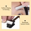 BAMTTOO 5pcs Microblading Eyebrow Pencil Brow Mapping Ruler Pencil Sharpener Set For Marking Filling And Outlining Eyebrow Tattoo Makeup Kit Permanent Makeup Eye Brow Liners