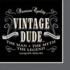 Creative Converting 16 Count Vintage Dude Beverage Napkins