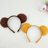Halloween Monkey Ears Headband Bow Tie Tail Brown Monkey Hair Hoops Bands Women Bowtie Animal Headpiece Hairband Christmas Xmas Cosplay Holiday Festival Parade Dress Up Birthday Party Accessories