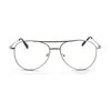 EYE ZOOM 3 Pack Aviator Style Metal Frame Reading Glasses with Spring Hinge, Multi-color, 1.50 Strength