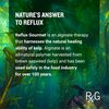 REFLUX GOURMET Natural Heartburn Acid Reflux Relief Support Supplement for GERD, LPR, Indigestion, Aid for Intermittent Fasting, Alginate Therapy, Single Serve 25 Pack, Mint Chocolate/Vanilla Caramel