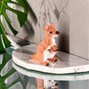 Larcele Animal Series Micro Building Blocks Animal Set, DIY Mini 3D Building Toy Bricks,899 Pieces KLJM-07 (Kangaroo)