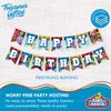 Treasures Gifted Dino Ranch Birthday Party Supplies - Dino Ranch Birthday Banner - Dino Ranch Happy Birthday Banner - Dino Ranch Party Decorations for Walls - Dino Ranch Banner