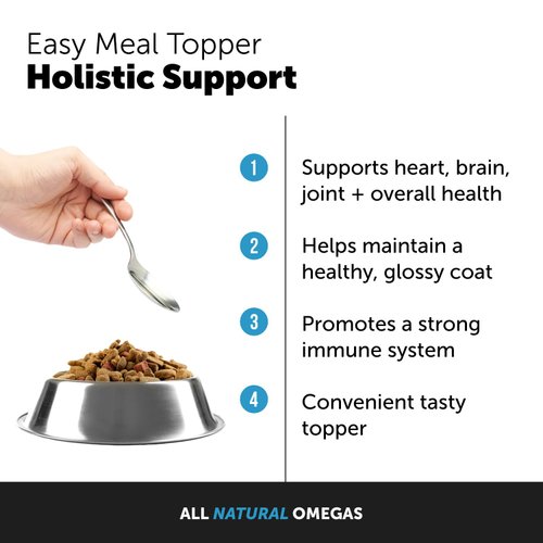 Pet Honesty Wild Alaskan Salmon Oil, Omega-3 Fish Oil for Dogs and Cats, Fatty Acids, Salmon Oil for Dogs, Skin and Coat Health, Pure Dog Food Topper, Supports Joints, Brain & Heart Health - 32oz