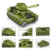 Eniye WW2 T34 Tank Building Block Toy Set (506 Blocks) World War 2 Soviet T-34 Army Tank Models Toys Military Building Kit, Great Gifts for Boys Kids Age 6-14