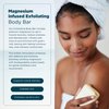 Abundant Natural Health Magnesium Exfoliating Body Bar Enriched With Goat’s Milk and Olive Oil to Soothe and Hydrate Skin, Gentle Exfoliator, 90g