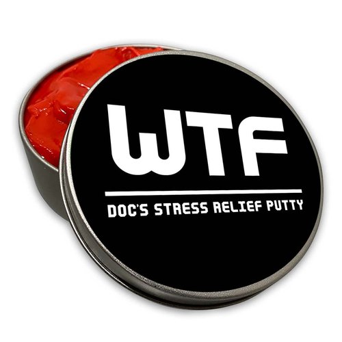 WTF Stress Relief Putty – Stress Relief Gifts Funny Gag Gifts for Friends BFF Gifts Stocking Stuffers Secret Santa Gifts Weird Gifts Funny Office Gifts WTF Therapy Putty for Adults
