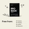 JAXON LANE BRO MASK: Korean Face Mask for Men | 2 Pc. Hydrating Anti Aging Sheet Masks Contains Vitamin C, Vitamin E, Hyaluronic Acid, Hydrolyzed Collagen for Face Care & Acne Treatment (4 Pack)