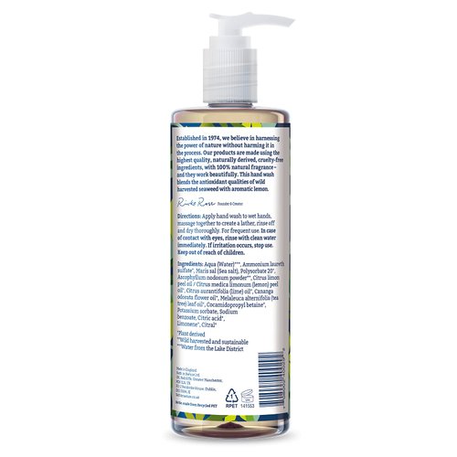 Faith in Nature Natural Seaweed and Citrus Hand Wash, Detoxifying, Vegan and Cruelty Free, No SLS or Parabens, 400 ml