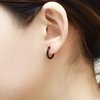 Surgical Stainless Steel Hoop Earrings 8mm/10mm/12mm Small Huggie Hoop Earrings for Women and Men