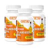 DEVA Organic Vegan Vitamins Flax Seed Oil - Rich in Omega-3, Cold-Pressed & Unrefined - 90 Capsules (Pack of 3)