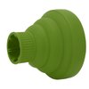 Silicone Hair Dryer Diffuser Collapsible 6 Colors Available Portable Hair Salon Tools for Home and Travel (Green)