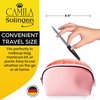 Camila Solingen CS19 Sapphire Metal Nail File for Natural Nails Fingernail and Toenail Care, 8" Double Sided Coarse and Fine for Manicure and Pedicure