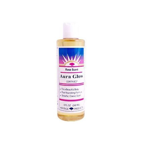 Heritage Aura Glow Rose Body Oil, 8 fl oz, Pack of 5