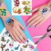 Dragon Temporary Tattoos Dragon Party favors for Kids Adults, 20 Sheets 144 Pieces Dragon Tattoos Stickers Party Supplies Dragon Birthday Party Favors, Goodie Bag Fillers