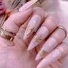 Flowers Nail Art Stickers Decals Gold Line Designs Nail Supplies 3D Self-Adhesive Leaves Floral Nails Decals Acrylic Nail Sticker for Women Girls Manicure Decorations Accessories Set 12Sheets