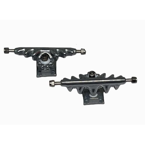 LEEFAI Pro Fingerboard Trucks 32mm/34mm/36mm Monster Trucks with Hardware-Color and Size (34mm,Raw Metal)