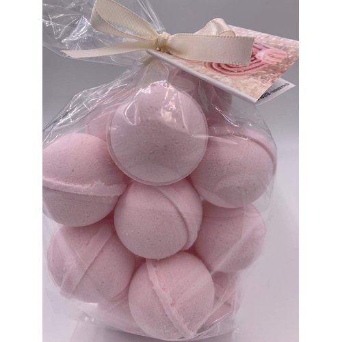 SpaPure Pink Sugar Bath Bomb - 14 Bath fizzies with Shea Butter, Ultra Moisturizing (12 Oz) ...Great for Dry Skin (Pink Sugar FBA)