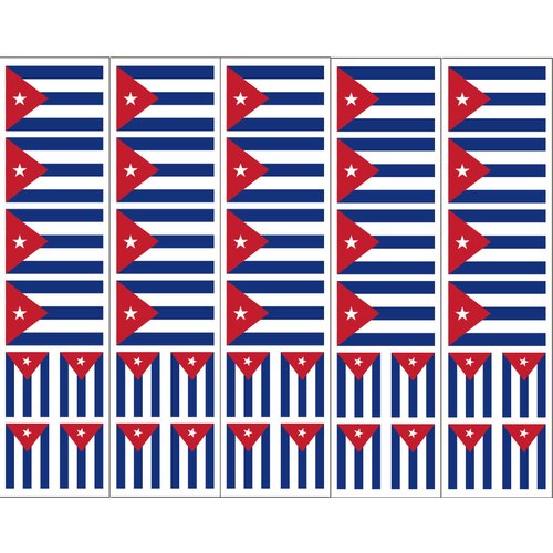 40 Tattoos: Cuba Flag, Cuban Party Favors