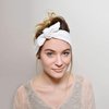 DRESHOW 4 Pack Headbands for Women Bow Knotted Hair Band Facial Cloth Rabbit Ears Running Sport Elastic Hair Wrap