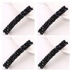4Pcs Black Hair Clips Handmade Rhinestone Barrettes Metal Hair Holders Clips and Barrettes Hair Clips for Women Girls Headwear Styling Accessorie Hair Accessories