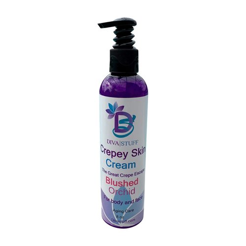 Diva Stuff Crepey Skin Body & Face Cream With Hyaluronic Acid, Alpha Hydroxy and More (blushed orchid scent)