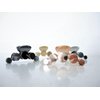 Rose gold silver or dark silver tone circles metal hair claw clip for medium (Primary color: Rose gold)
