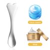 WY LIGHTING LEVEL Metal Makeup Spatula 4 Pieces Facial Massage Scoop Mini Beauty Spoons Heart-shaped Skincare Applicator Brush Reusable Cosmetic Tools for Face Mask Cream Lotions Moisturizers