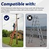 GRONGU Extension Ladder Rope Replacement Compatible with Werner AC30-2 Extension Ladder Replacement Ropes Part Accessories for All Extension Ladders Up to 40 Foot with Single Pulley - 1 Pack