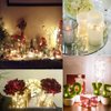 BXROIU 2 x Fairy Lights Battery Operated,Silver Wire Chains 8 Mode 16Ft/5Meter 50 LEDs Timer String Lights with Remote Control for Bedroom Christmas Party Wedding Decoration(Warm White)