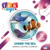 3 in 1 Animal Themes 3D Puzzles Cardboard DIY Craft Kit for Kids Adventure Share Pack Puzzle Toys Fun Gift (Under The Sea)